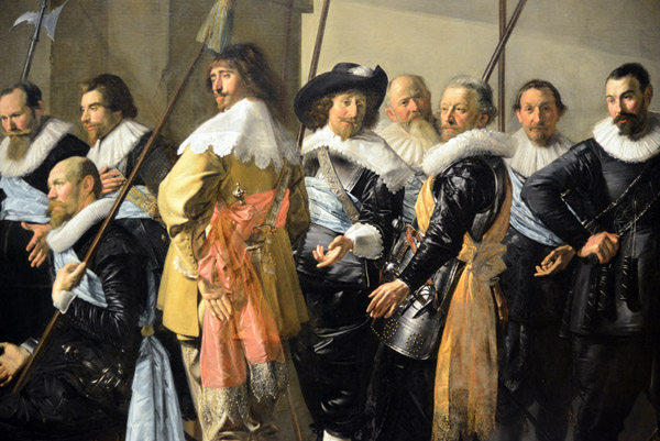 Detail, the Meagre Company, Frans Hals and Pieter Codde, 1637
