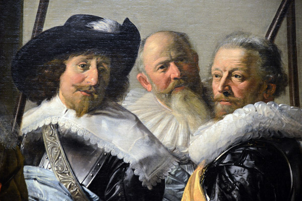 Detail, the Meagre Company, Frans Hals and Pieter Codde, 1637