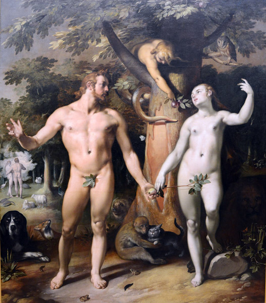 The Fall of Man, Cornelis Cornelisz van Haarlem, 1592