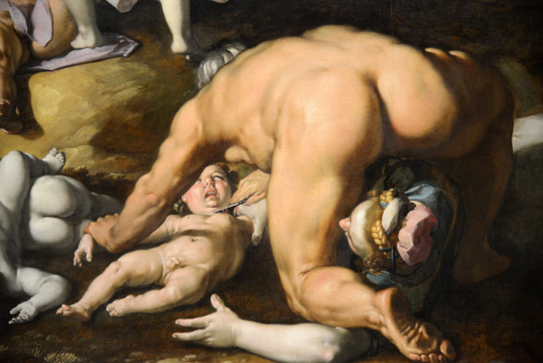 Detail from the Massacre of the Innocents, Cornelis Cornelisz van Haarlem, 1590