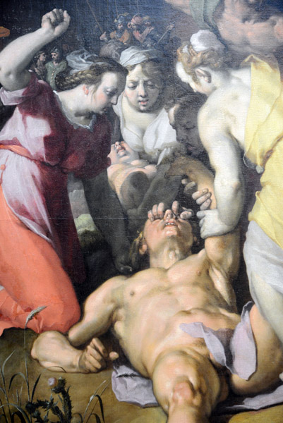 Detail from the Massacre of the Innocents, Cornelis Cornelisz van Haarlem, 1590