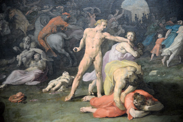 Detail from the Massacre of the Innocents, Cornelis Cornelisz van Haarlem, 1590
