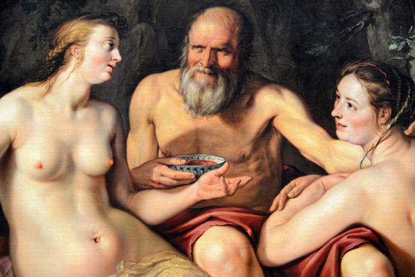 Lot and his Daughers, Hendrick Goltzius, 1616