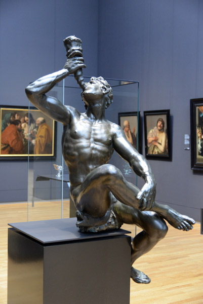 Triton Blowing a Conch Shell, Adriaen de Vries, ca 1615-1618