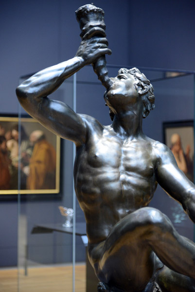 Triton Blowing a Conch Shell, Adriaen de Vries, ca 1615-1618