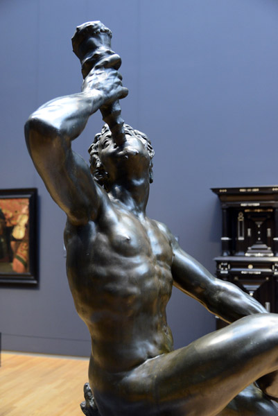 Triton Blowing a Conch Shell, Adriaen de Vries, ca 1615-1618