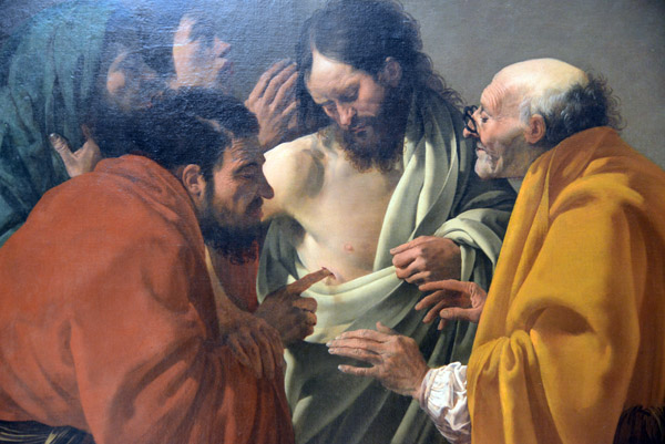 The Incredulity of Thomas, Hendrick term Brugghen, ca 1622