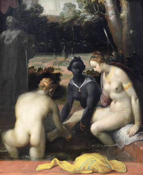 Bathsheba at her Toilet, Cornelis Cornelisz van Haarlem, 1594