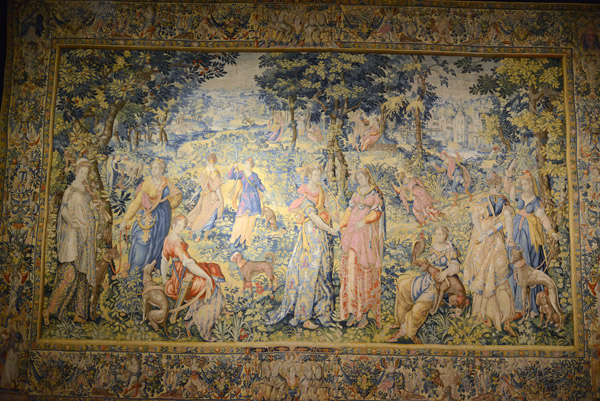Cephalus and Procris, workshop of François Spiering, Delft, ca 1593-1610