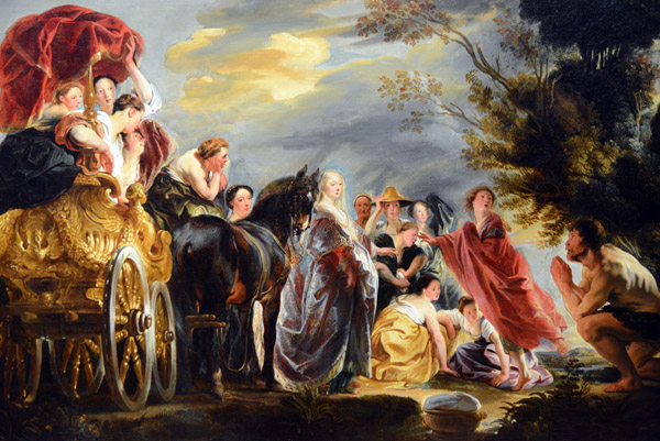 The Meeting of Odysseus and Nausicaa, Jacob Jordaens, ca 1630-1640
