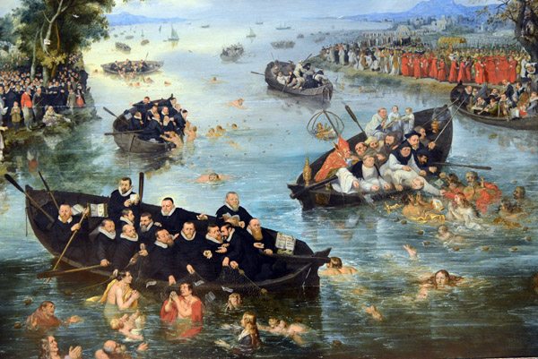 Fishing for Souls, Adriaen Pietersz van de Venne, 1614