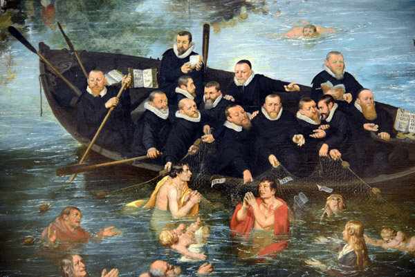The Protestant north Netherlanders, Fishing for Souls, Adriaen Pietersz van de Venne, 1614