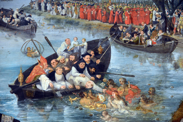 The Catholic south Netherlanders, Fishing for Souls, Adriaen Pietersz van de Venne, 1614