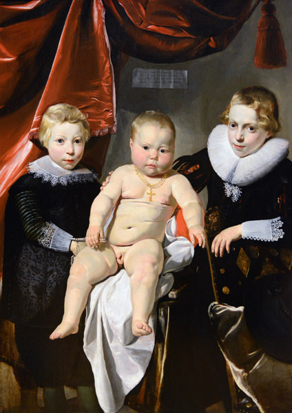 Group Portrait of Three Brothers, Thomas de Keyser, ca 1627-1632