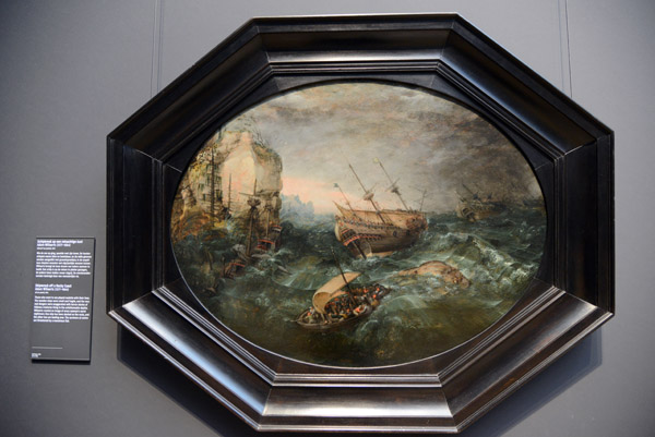 Shipwreck off a Rocky Coast, Adam Willaerts, 1634