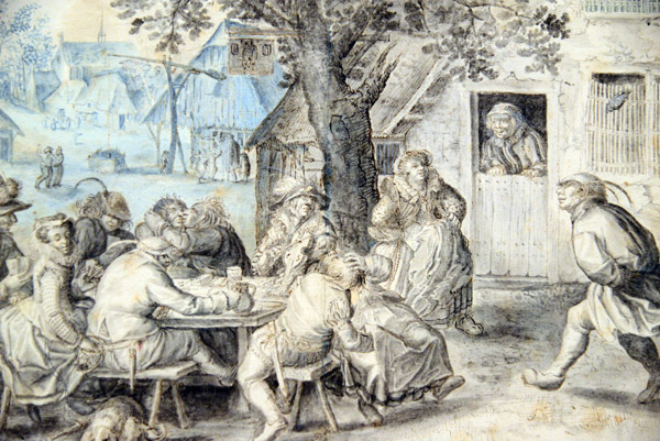 Festive Peasants, Soldiers, and Harlots, David Vinckboons, ca 1603-1608
