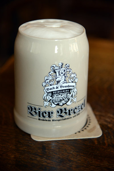 Steinkrug, Bier Brezel, Heidelberg