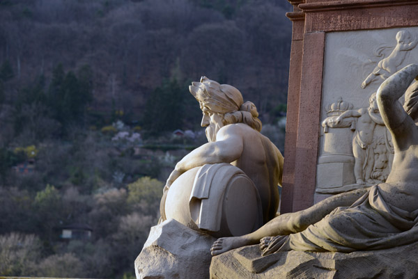 Karl-Theodor-Denkmal, Alte Brcke, Heidelberg