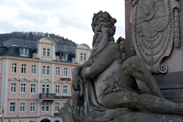 Karl-Theodor-Denkmal, Alte Brcke, Heidelberg