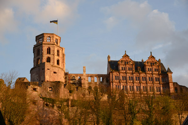 Heidelberger Schlo - Glockenturm, Friedrichsbau
