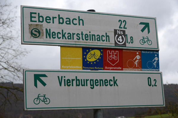 Burgenstrae Radweg, Vierburgeneck