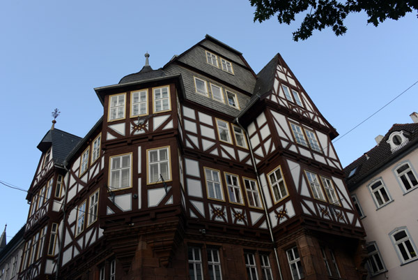 Marburg is full of beautiful old timbered houses