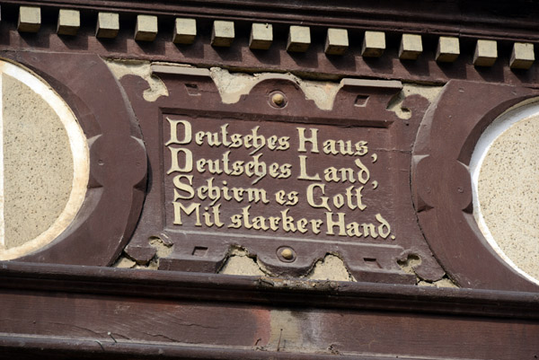 Deutsches Haus, Deutsches Land, Schirm es Gott Mit starker Hand