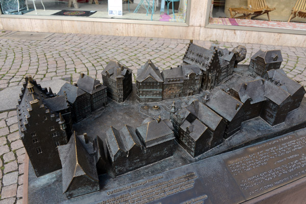 Model of the Oberstadtmarkt Marburg, 2003