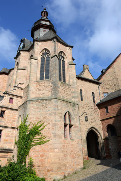 Inner gate and chapel, Marburg Castle