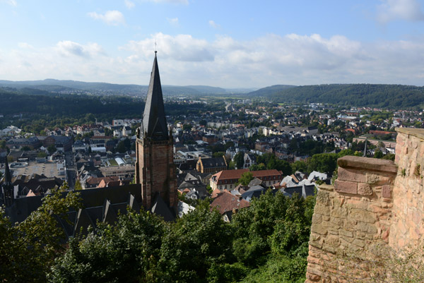 St.-Marien-Kirche from Marburg Castle