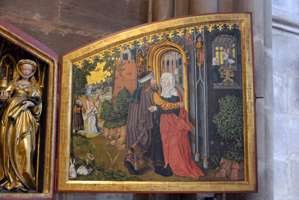 Sippenaltar Triptych, right wing, 1302, Marburg