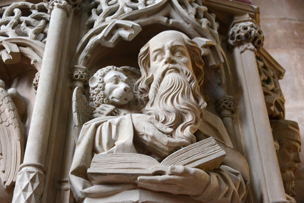 Pulpit carving, Elisabethkirche, Marburg