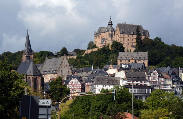 Landgrafschloß - Marburg Castle rising over the city