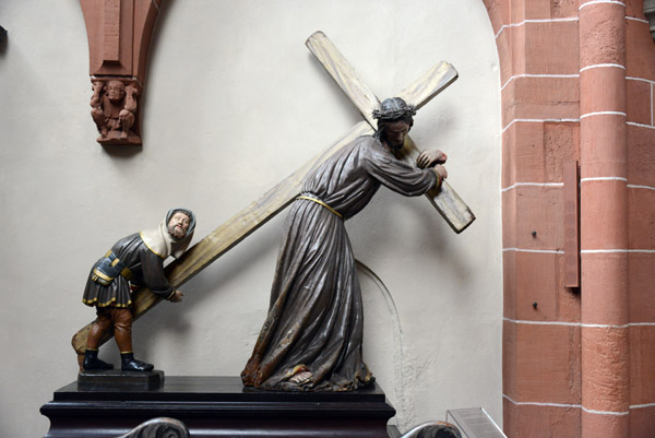 Christ bearing the Cross, 15th C., Wetzlar Cathedral