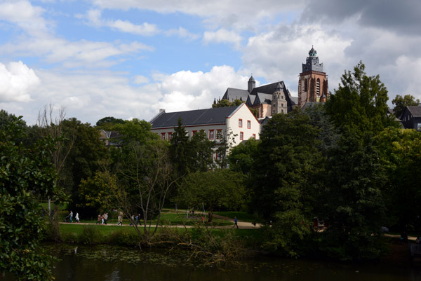 Wetzlar Cathedral from the Alte Lahnbrcke