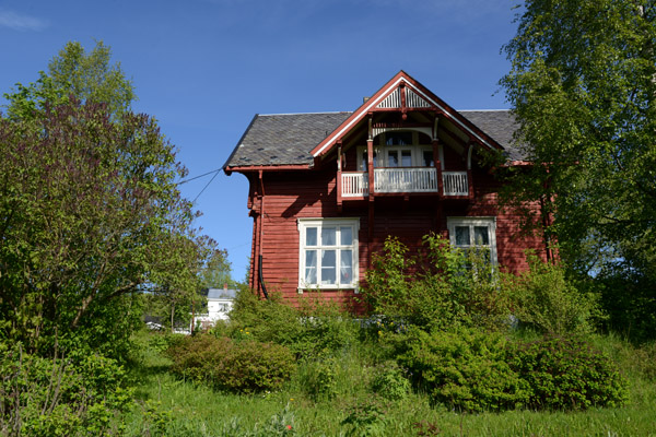 Knut's old red Norwegian house, Gjvik