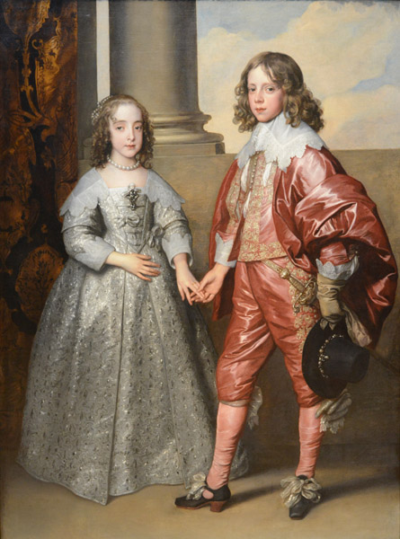William II, Prince of Orange, and his Bridge, Mary Stuart, Anthony van Dyck, 1641