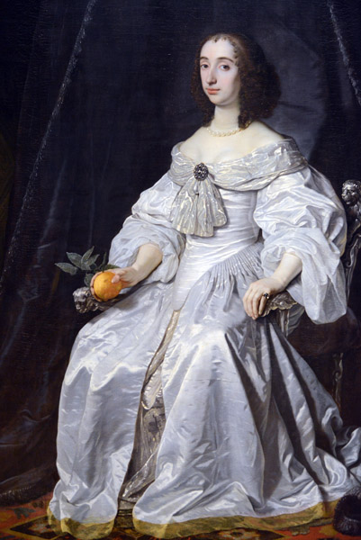 Mary Stuart, Princess of Orange, as a widow, Bartholomeus van der Helst, 1652