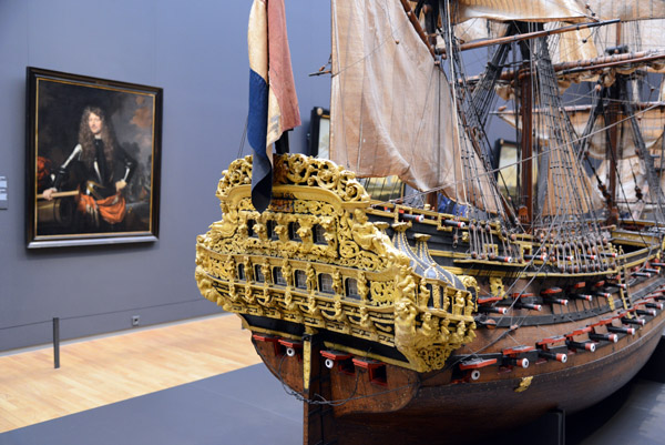 Model of the Dutch warship William Rex, 1698