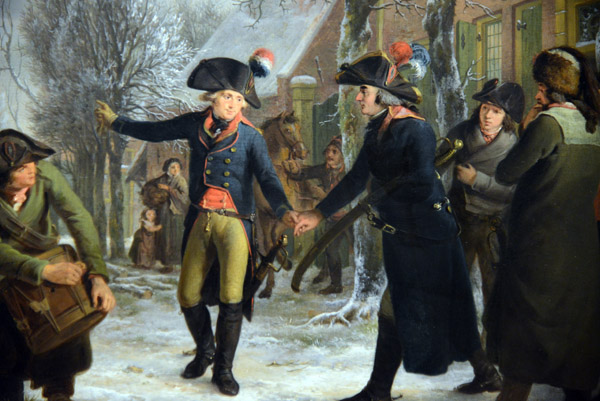General Daendels Taking Leave of Lieutenant-Colonel Krayenhoff, Adriaan de Lelie and Egbert van Drielst, 1795