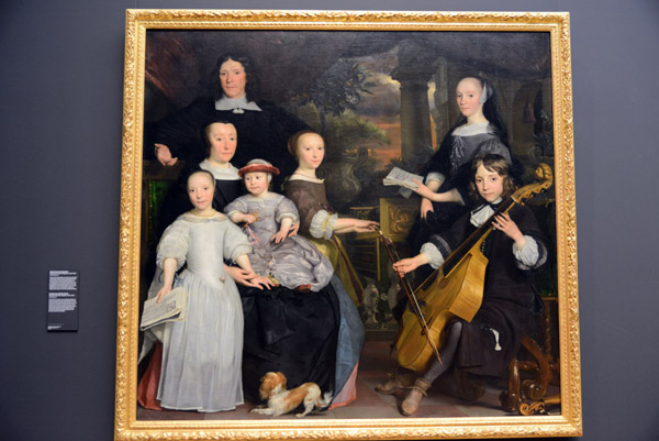 David Leeuw with his Family, Abraham van den Tempel, 1671