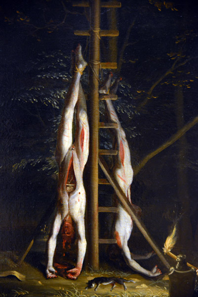The Corpses of the De Witt Brothers, attributed to Jan de Baen, ca 1672-1675