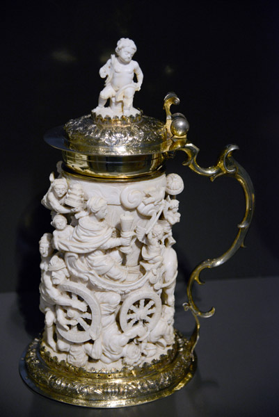 Ceremonial Tankard of the Triumph of the Roman Catholic Church, Augsburg, ca 1670-1680