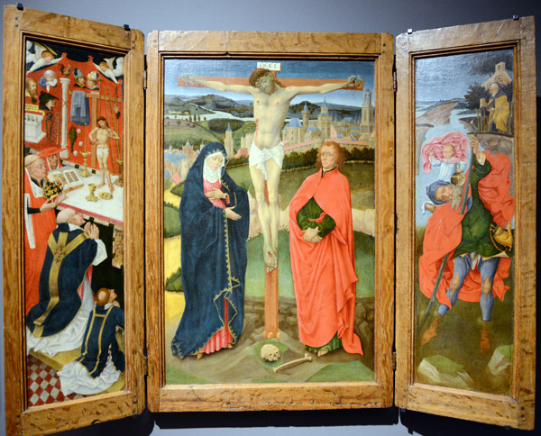 Triptych with the Crucifixion, Utrecht, ca 1460