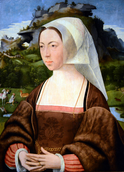 Portrait of an Unknown Woman, Jan Jansz Mostaert, Haarlem, ca 1525