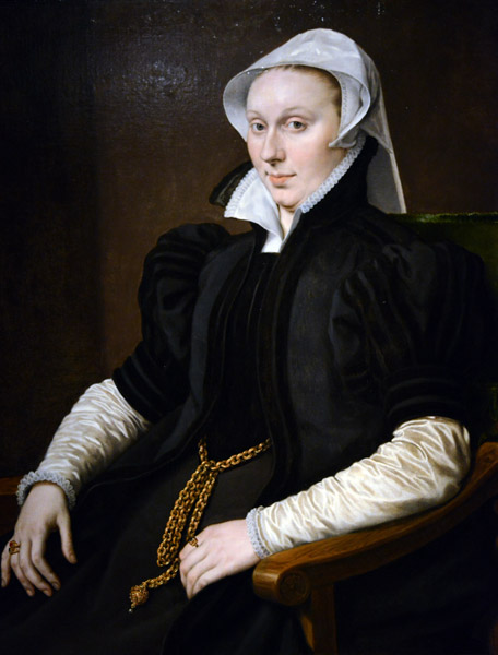 Portrait of Anne Fernely, Anthonis Mor, Antwerp, ca 1560-1565