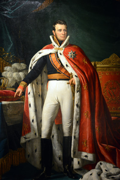 Portrait of William I, King of the Netherlands, Joseph Paelinck, 1819