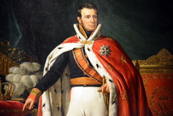 Portrait of William I, King of the Netherlands, Joseph Paelinck, 1819