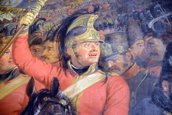 Detail of the Battle of Waterloo, Jan Willem Pieneman, 1824