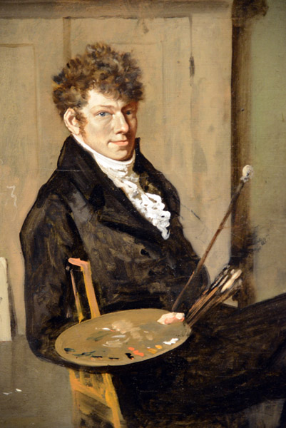 Self-portrait, Wouter Johannes van Troostrijk, ca 1809